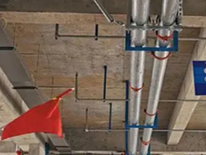 明山管廊支架的安装方法